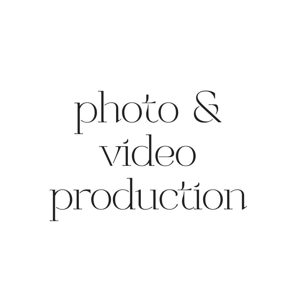 Photo & video production